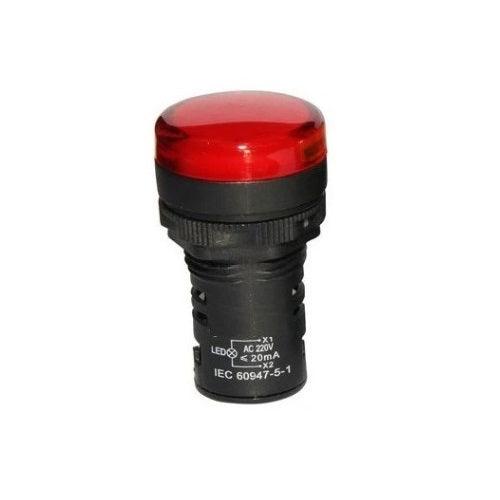 NOARK® Indicator Light 22mm Red 110Vac Curved Lens | Ex9IL2N4