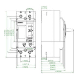 NOARK® Molded Case Circuit Breaker 125A, 2P IC Class S | M2S125T22L