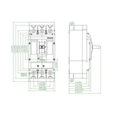NOARK® Molded Case Circuit Breaker 300A, 3P IC Class S | M3S300T3L