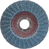Flap Wheels - Metal R828, 5" x 7/8", Type 27, 80 Grit, Zirconium
