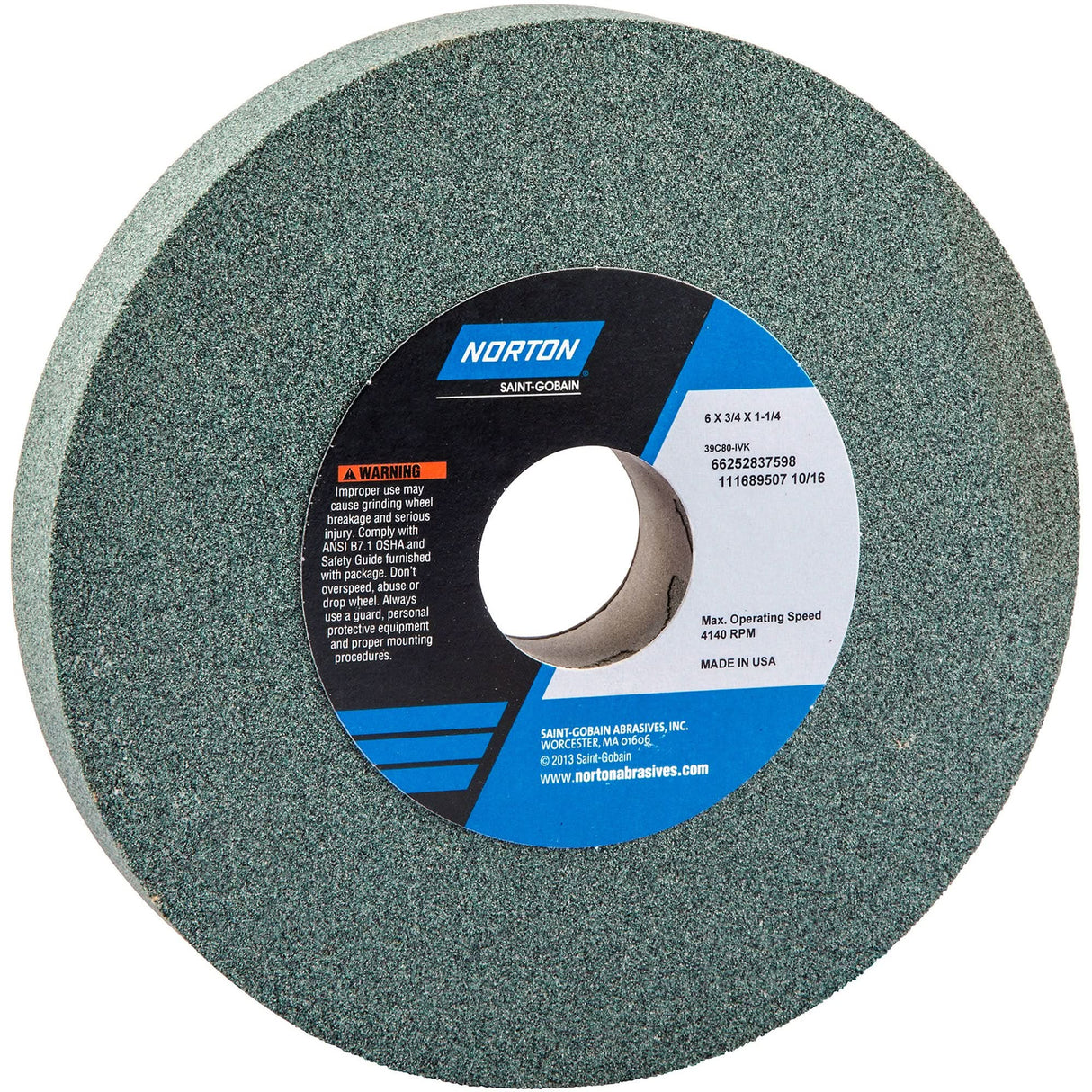 Tool Room Wheel, 6" x 3/4"