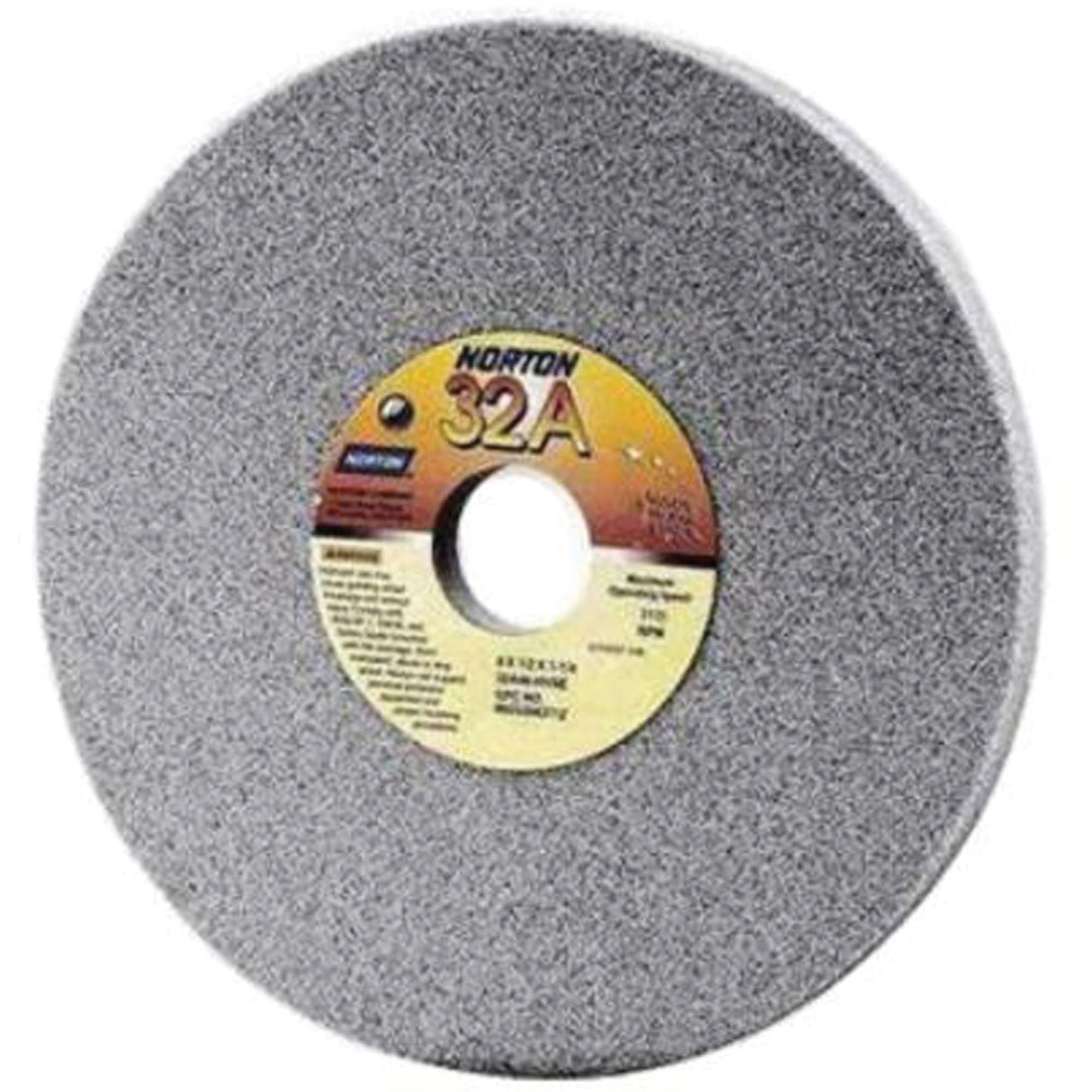 Tool Room Wheel, Type 01, Aluminum Oxide, 7" x 1"