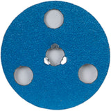 Fiber Locking Discs, 4-1/2" Dia., 80 Grit, Zirconia Alumina