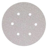 Paper Hook & Loop Vacuum Discs, 6" Dia., 280 Grit, Aluminum Oxide, B-Weight