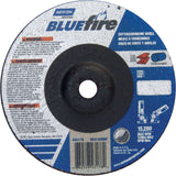 BlueFire® Grinding Wheel, 4-1/2" x 1/8", 7/8" Arbor, Aluminum Oxide/Zirconium, Type 27