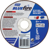 BlueFire® Cut-off Wheel, 4-1/2" x 0.045"/1/16", 7/8" Arbor, Type 01/41, Aluminum Oxide/Zirconium, 13580 RPM