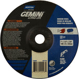 Gemini® Grinding Wheel, 7" x 1/4", 7/8" Arbor, Aluminum Oxide, Type 27