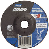 Gemini® All Purpose Mini Cut-Off Wheel, 4" x 1/8", 5/8" Arbor, Aluminum Oxide, Type 27