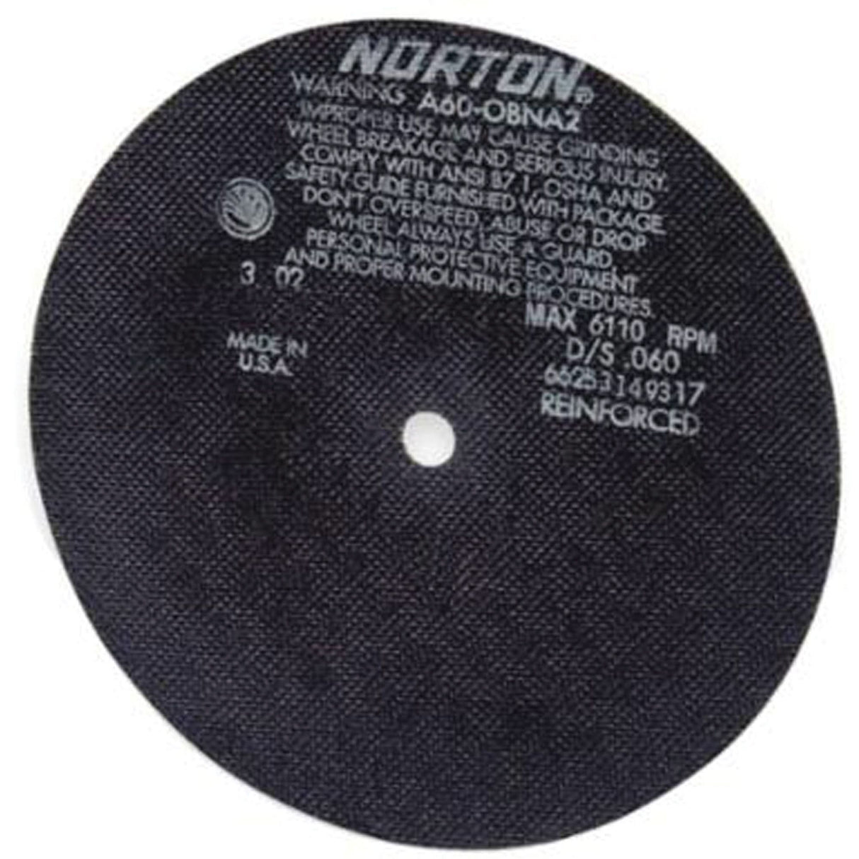Cut-Off Wheels, 4" x 0.035", 1/4" Arbor, Type 01/41, Aluminum Oxide, 15300 RPM