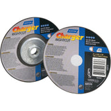 Right Angle Grinder Reinforced Cut-Off Wheel - Charger RightCut™ , 7" x 1/16", 7/8" Arbor, Type 1, Aluminum Oxide, 8730 RPM