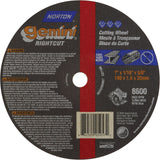 Circular Saw Reinforced Cut-Off Wheels - Masonry & Metal, 8" x 1/16", 5/8" Arbor, Type 1, Aluminum Oxide, 7640 RPM