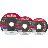 Ztech Cutting Wheel, 4" x 0.045", 5/8" Arbor, Type 1, Zirconium, 19000 RPM