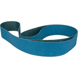 Abrasive Sanding Belt, 4" W x 137" L, Zirconia Alumina, 80 Grit