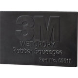 Wetordry™ Rubber Squeegee, 3", Rubber