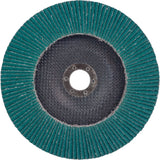 Flap Disc 577F, 7" x 5/8"-11, Type 27, 40 Grit, Zirconia Alumina