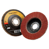 Cubitron™ II Flap Disc 967A, 7" x 7/8", Type 27, 40+ Grit, Ceramic