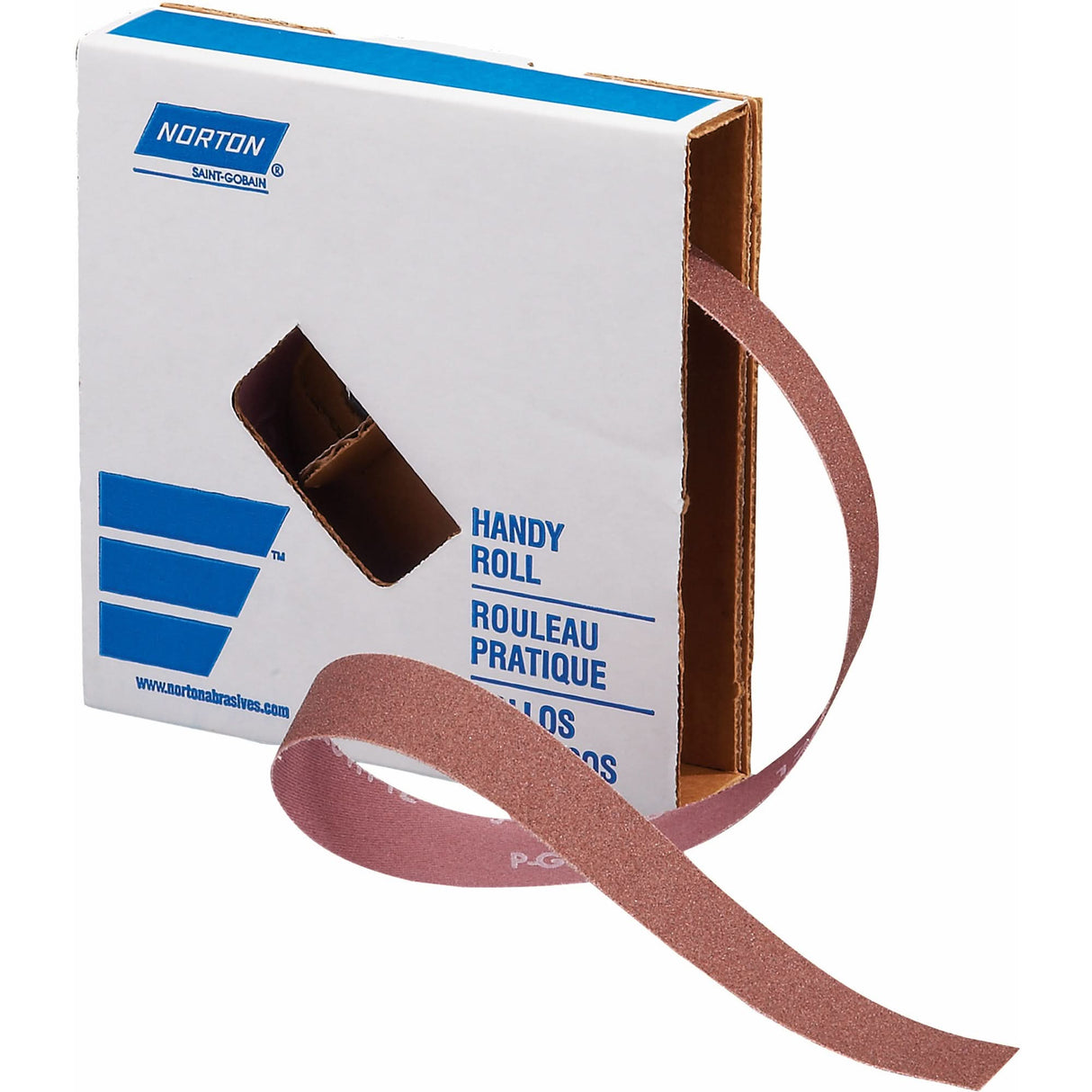 Metalite® K225 Sanding Roll, Aluminum Oxide, 1" W x 30' L, P240-J Grit