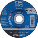 Cut-Off Wheel, 5" x 3/64", 7/8" Arbor, Type 27, Aluminum Oxide, 12200 RPM