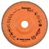 Enduro-Flex™ Flap Wheels, 6" x 7/8", Type 27, 80 Grit, Zirconium