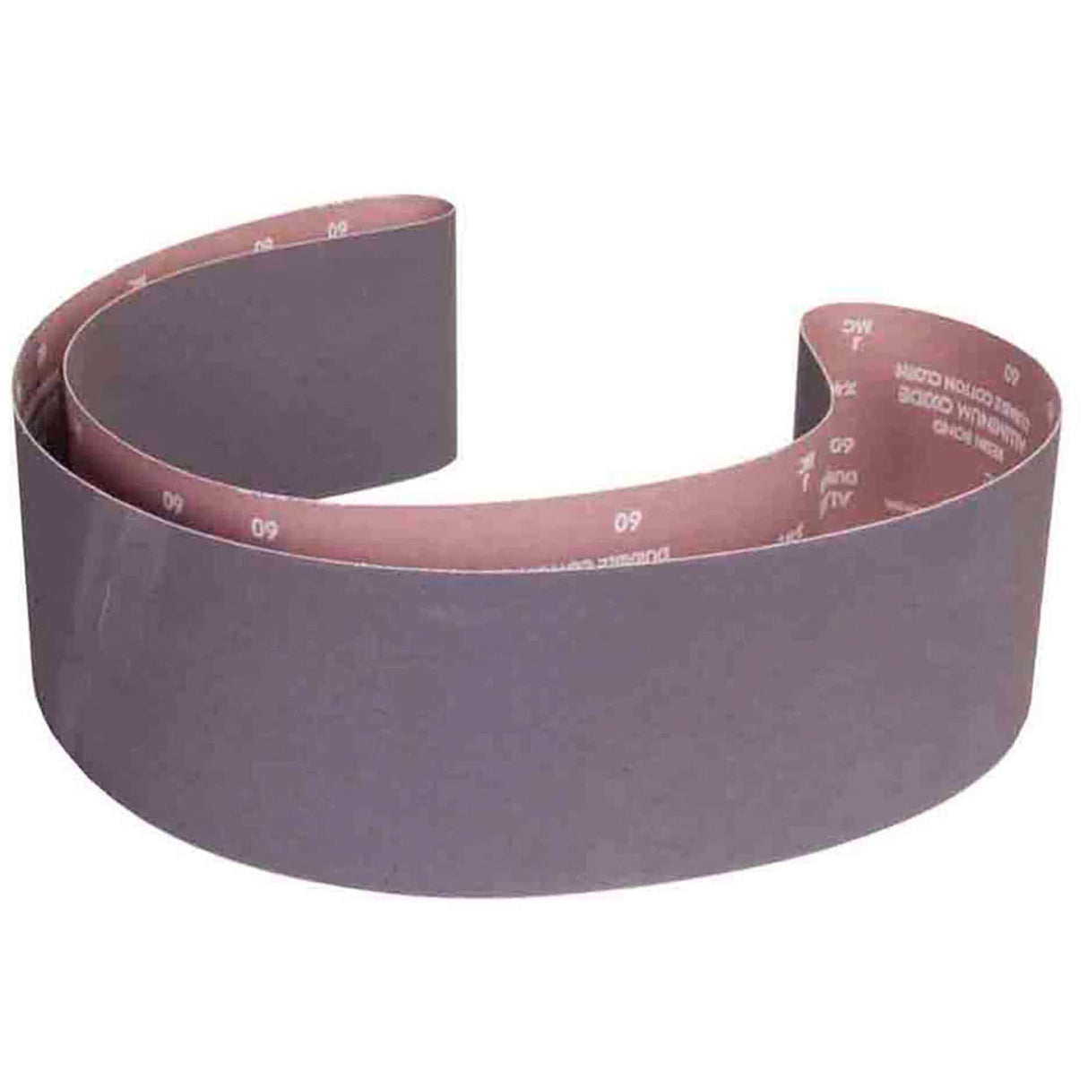 R215 Sanding Belt, 6" W x 89" L, Aluminum Oxide, 80 Grit