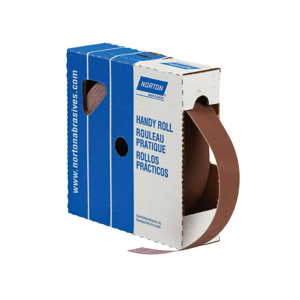 Sanding Handy Roll, Aluminum Oxide, 3" W x 150' L, P80 Grit