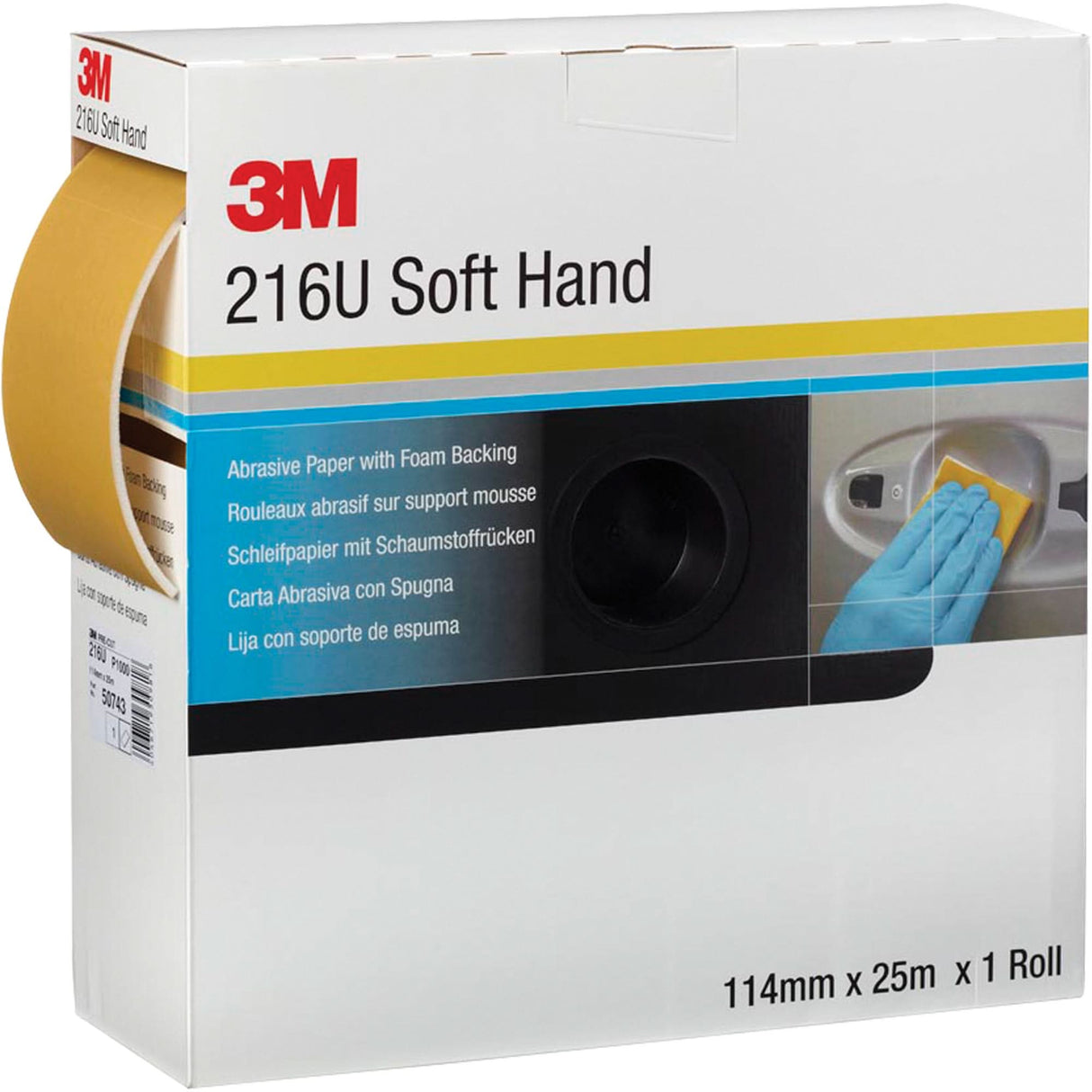 Precut Soft Hand Rolls, P320, Aluminum Oxide, 4-1/2" W x 27-1/3 yd. L