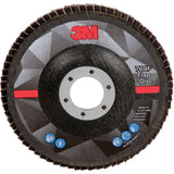 769F Quick Change Flap Disc, 4-1/2" x 7/8", Type 27, 120+ Grit, Ceramic