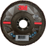 769F Quick Change Flap Disc, 5" x 7/8", Type 27, 80+ Grit, Ceramic