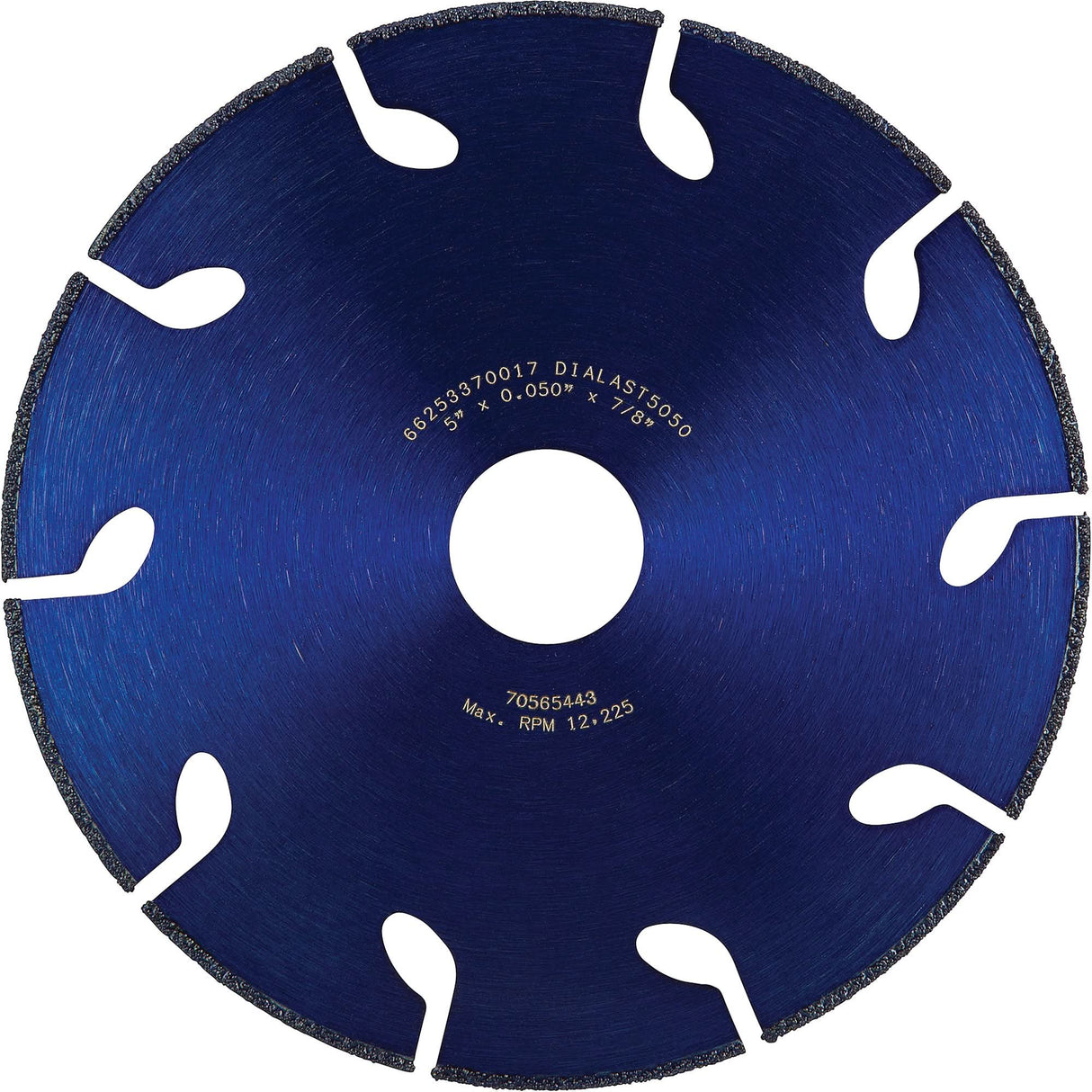 Dialast RightCut™  Cut-Off Wheel, 5" x 0.05", 7/8" Arbor, Type 01/41, Diamond, 12225 RPM