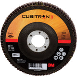 Cubitron™ II 969F Flap Disc, 5" x 7/8", Type 27, 40+ Grit, Ceramic