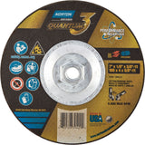 Quantum3™ Grinding & Cutting Wheel, 7" x 1/8", 5/8"-11 Arbor, Type 27, 24 Grit, Ceramic Alumina