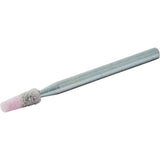 Vitrified Bond Mounted Point, B97, Aluminum Oxide, 1/8" Dia., 3/8" L, 80 Grit