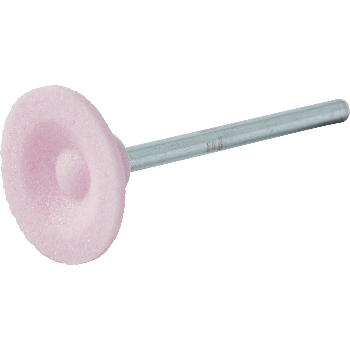 Vitrified Bond Mounted Point, B81, Aluminum Oxide, 3/4" Dia., 3/16" L, 80 Grit