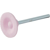 Vitrified Bond Mounted Point, B81, Aluminum Oxide, 3/4" Dia., 3/16" L, 80 Grit