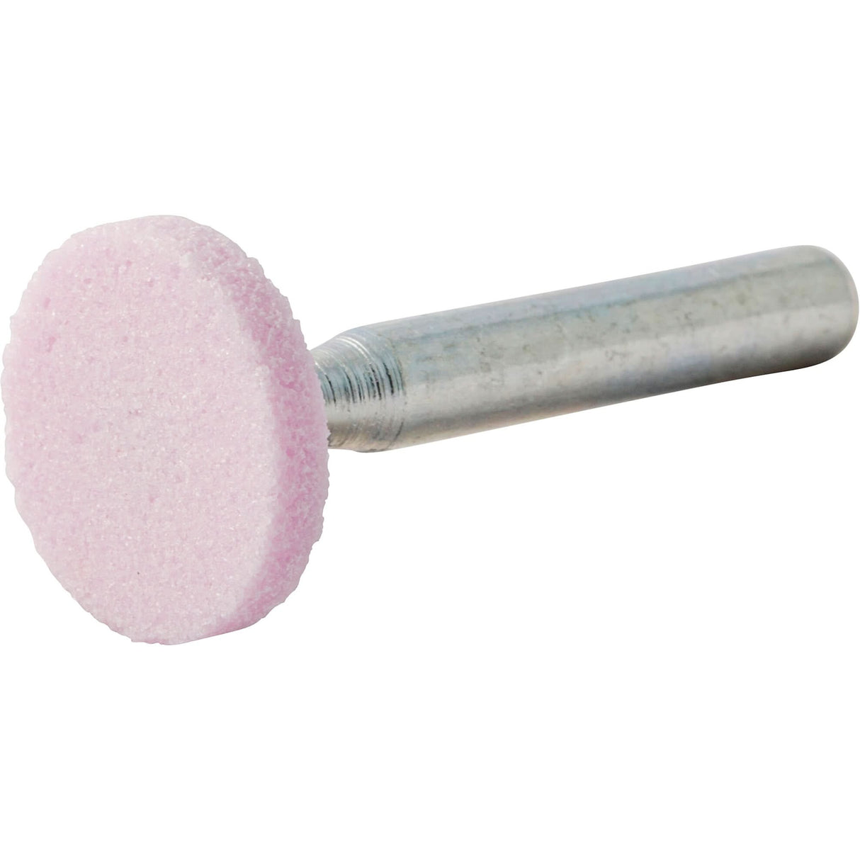 Vitrified Bond Mounted Point, W200, Aluminum Oxide, 3/4" Dia., 1/8" L, 80 Grit
