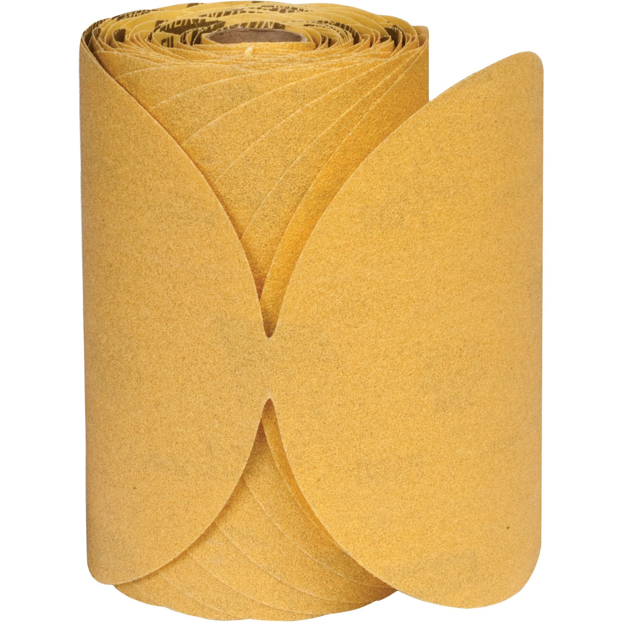 Gold Reserve™ A296 Coarse Paper PSA Disc Roll, 6" Dia., P80 Grit, Aluminum Oxide