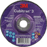 Cubitron™ 3 Depressed Centre Grinding Wheel, 4" x 1/4", 5/8" Arbor, Ceramic, Type T27
