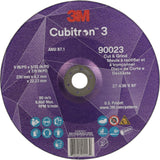 Cubitron™ 3 Cut & Grind Wheel, 9" x 5/32", 7/8" Arbor, Type T27, 36+ Grit, Ceramic