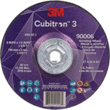 Cubitron™ 3 Depressed Centre Grinding Wheel, 6" x 0.25", 5/8"-11 Arbor, Ceramic, Type T27