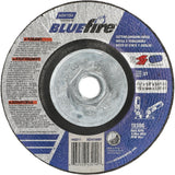 BlueFire Grinding & Cutting Wheel, 4-1/2" x 1/8", 5/8"-11 Arbor, Type 27, Zirconia Alumina