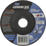 Gemini XXL Grinding & Cutting Wheel, 4-1/2" x 1/8", 7/8" Arbor, Type 27, Aluminum Oxide