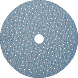 Dry Ice Multi-Air Cyclonic A975 H&L Center Hole Vacuum Disc, 6" Dia., P280 Grit, Ceramic Alumina