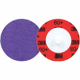 Cubitron™ 3 Roloc™ Durable Edge Disc 1184F, 2" Dia., 60+ Grit, Ceramic