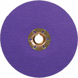 Cubitron™ 3 Quick-Change Fibre Disc, Ceramic, 80+, 4-1/2" Dia