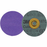 Cubitron™ 3 Roloc™ Fibre Disc, 3" Dia., 60+ Grit, Ceramic