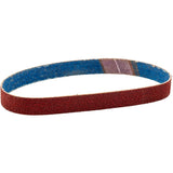 Cloth File Belt, 1/2" W x 12" L, Ceramic Alumina, 80 Grit