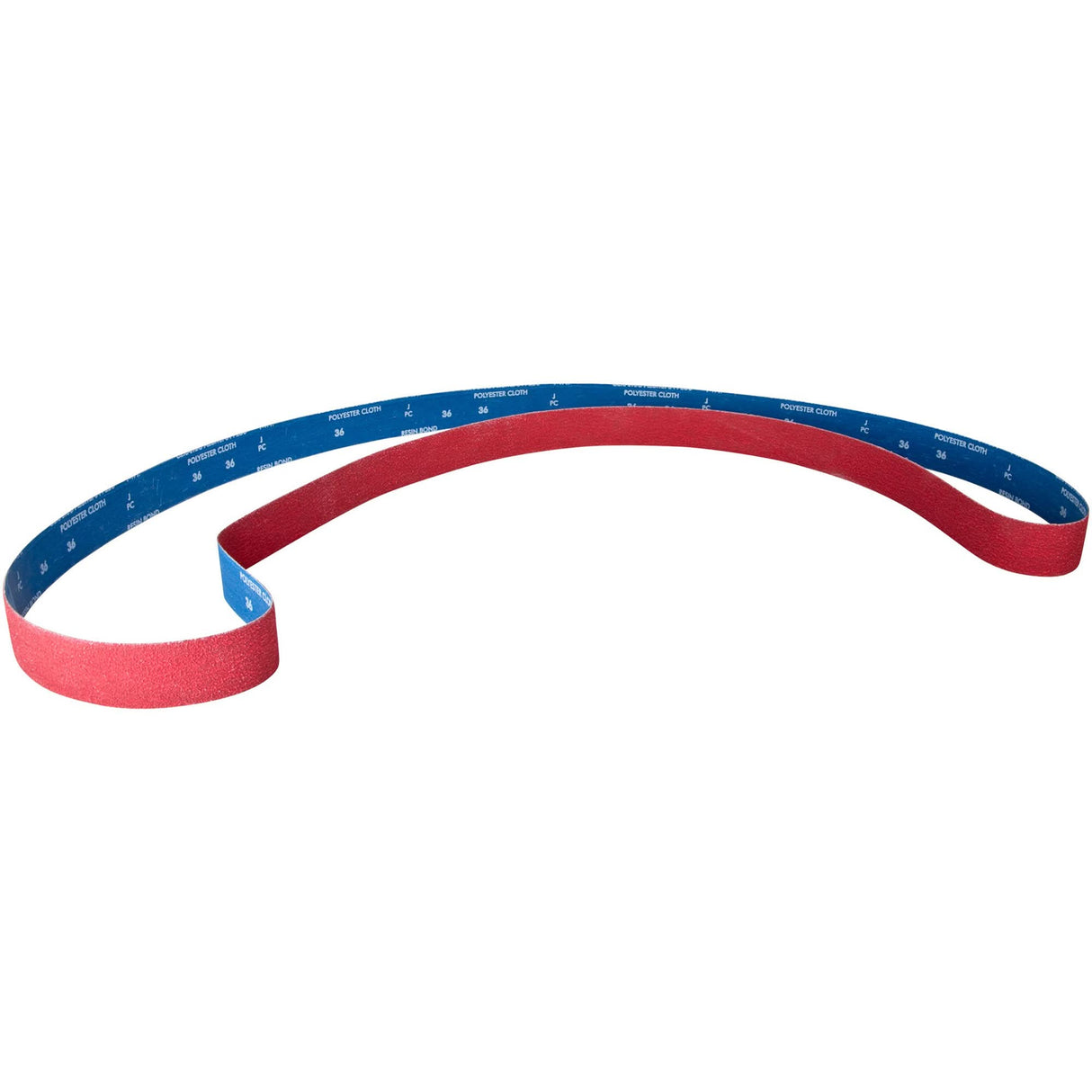 Cloth Narrow Backstand Belt, 2" W x 132" L, Ceramic Alumina, 50 Grit