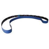 BlueFire® Narrow Sanding Belt, 2" W x 132" L, Zirconia Alumina, 80 Grit