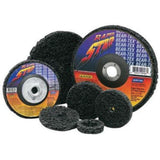 Bear-Tex® Rapid Strip Non-Woven Depressed Center Disc, 4-1/2" Dia., Extra Coarse Grit, Silicon Carbide