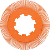 Scotch-Brite™ Type S Precision Radial Bristle Brush PN-RB without Adapter, Ceramic, 80+ Grit, 8" Dia.